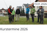Kurstermine 2026  19.01.2026